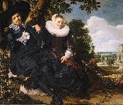 Frans Hals Marriage Portrait of Isaac Massa en Beatrix van der Laen Sweden oil painting artist